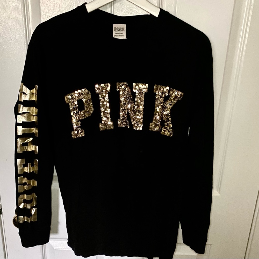 Victoria’s Secret Pink Campus Bling Tee Shirt